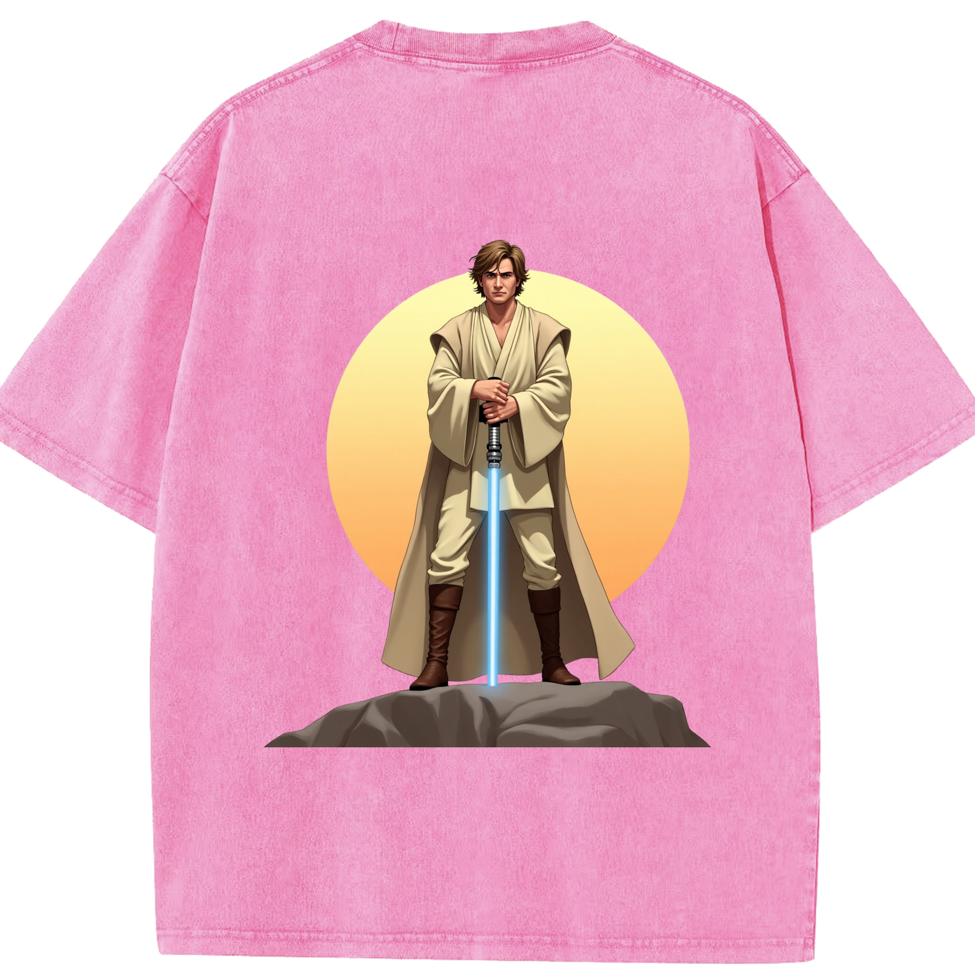 （画像用） スター・ウォーズ Star Wars 綿100% ヴィンテージ風 半袖Tシャツ（背面プリント）